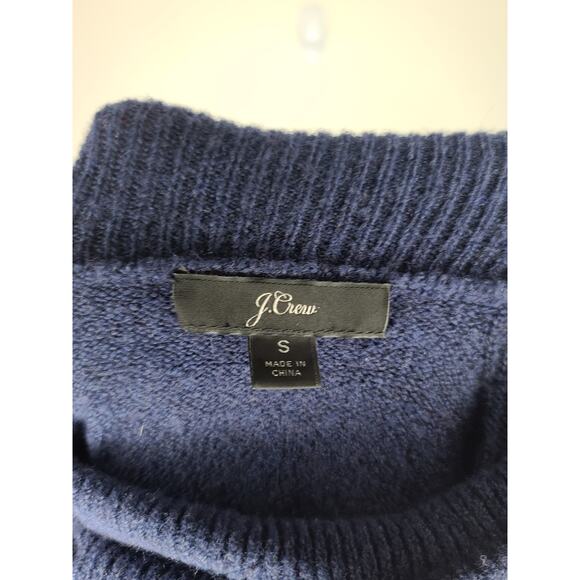 J Crew blue wool alpaca turtleneck sweater - small - Picture 4 of 6